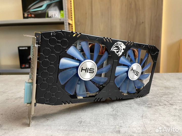 Видеокарта AMD RX 570 4 gb HIS