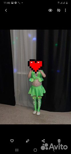 Костюм для танцев. Гимнастический купальник