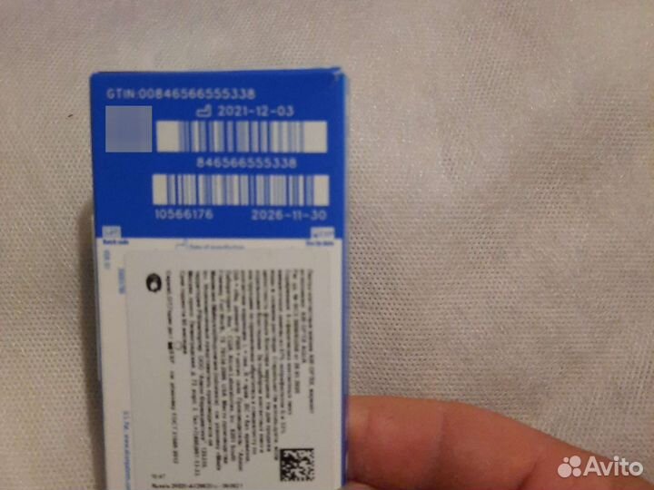 Линзы контактные 4