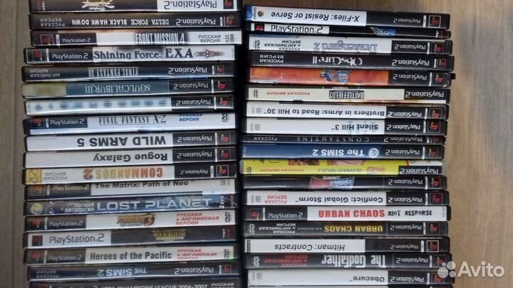Диски пс2 игры ps2