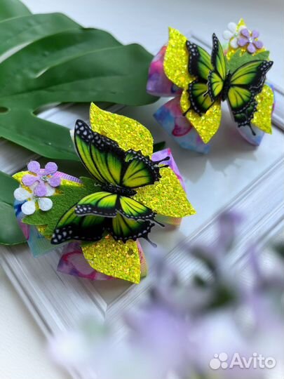 Бантики для модниц ручной работы