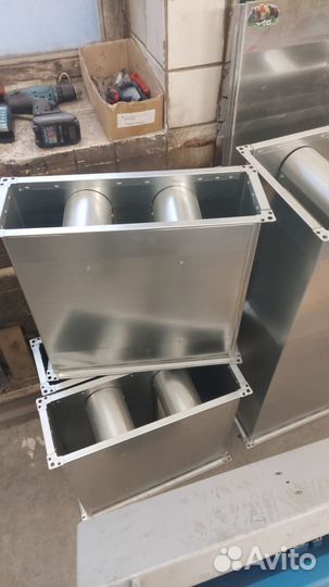 Изготовление оцинкованных воздуховодов и адаптеров