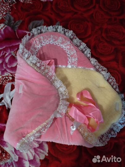 Конверт на выписку для девочки осень