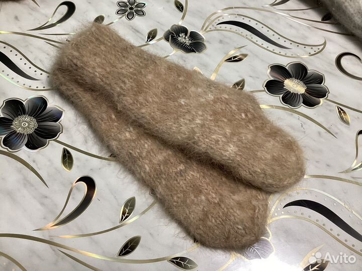 Варежки из собачьей шерсти