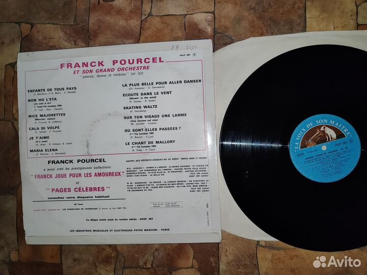 Franck Pourcel Et Son Grand Orchestre – Amour Dans