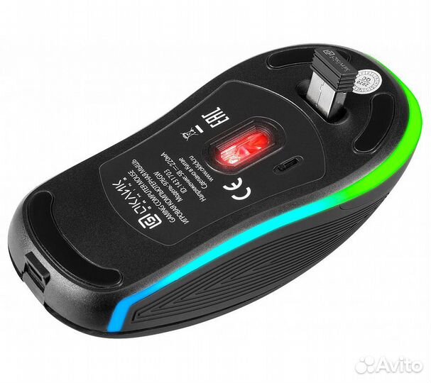 Беспроводная мышь Оклик 976GW, черный