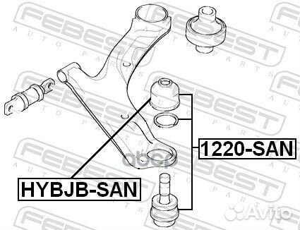 Опора шаровая 1220-SAN 1220-SAN Febest