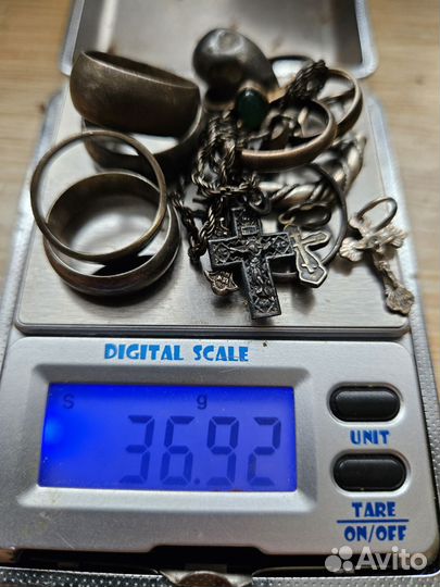 Серебро изделия, лом