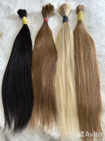 Волосы для наращивания блонд
