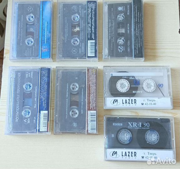 Аудиокассеты с записью