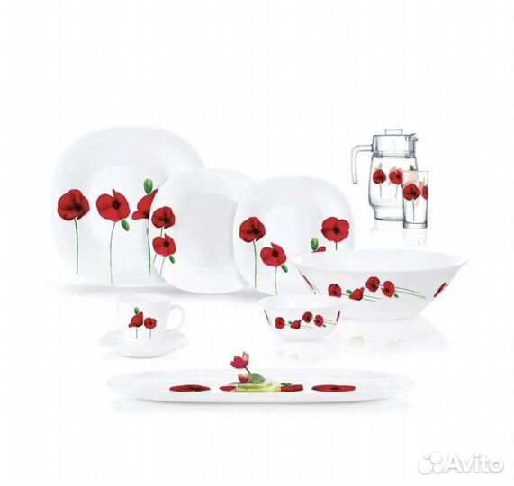 Набор столовой посуды на 6 персон новый