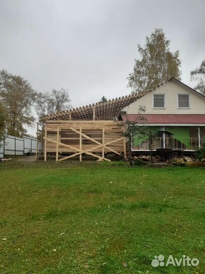 Строльство крыш