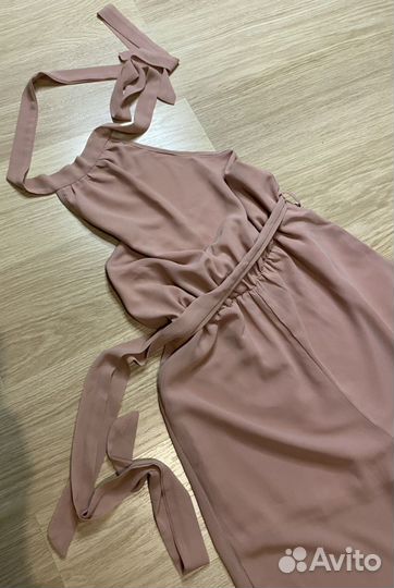 Комбинезон пудровый шифон размер s m