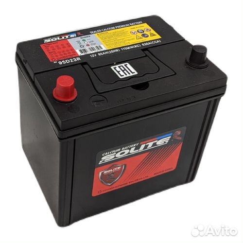Аккумулятор Solite R 95D23R (85Ач, 630А)
