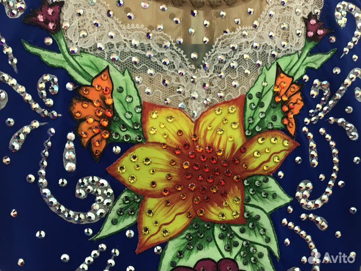 Новый купальник для художественной гимнастики-128