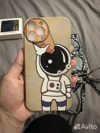 Чехол на iPhone 12 pro max 3шт.+чехол AirPods