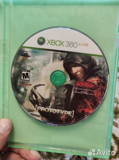 Prototype xbox 360 1 диск