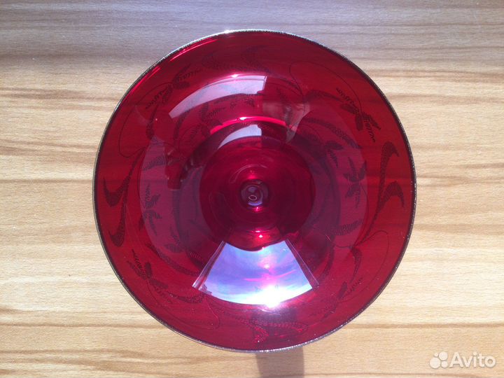 Фужер креманка богемское стекло