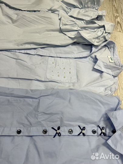 Школьная рубашка, блузка, водолазка 152-158