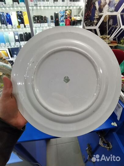 Тарелка фаянс 8 марта (зик) конаково