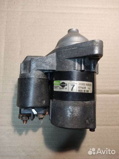 Стартер Nissan D7E32