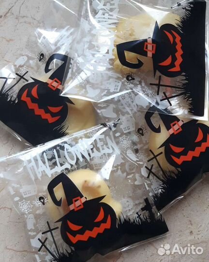 Твёрдые масла в виде тыкв на Хэллоуин