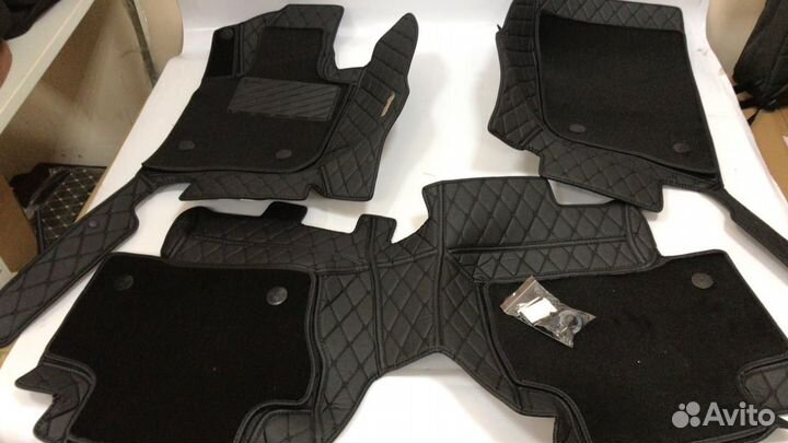 3D Коврики Mercedes S E Класс из Экокожи