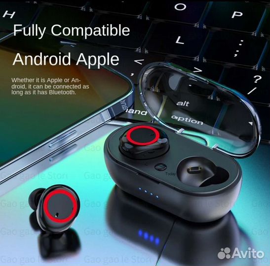 Беспроводные наушники Bluetooth новые