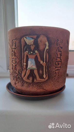 Керамические горшки для цветов бу