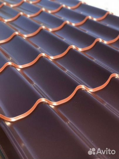 Черепица металл шоколад