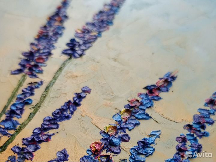 Картина маслом на холсте Лаванда