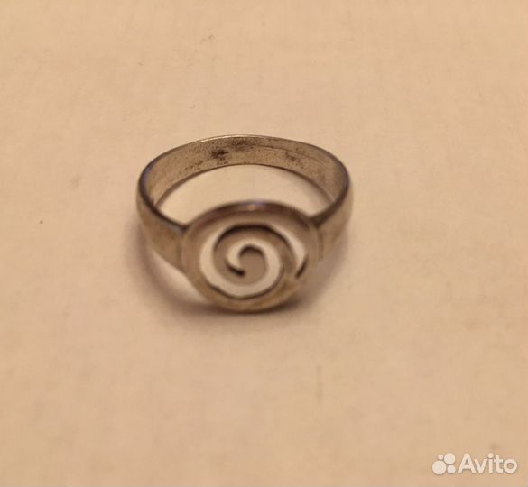 Кулон, перстень, серьги, серебро Греция