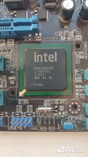 Материнская плата с процессором