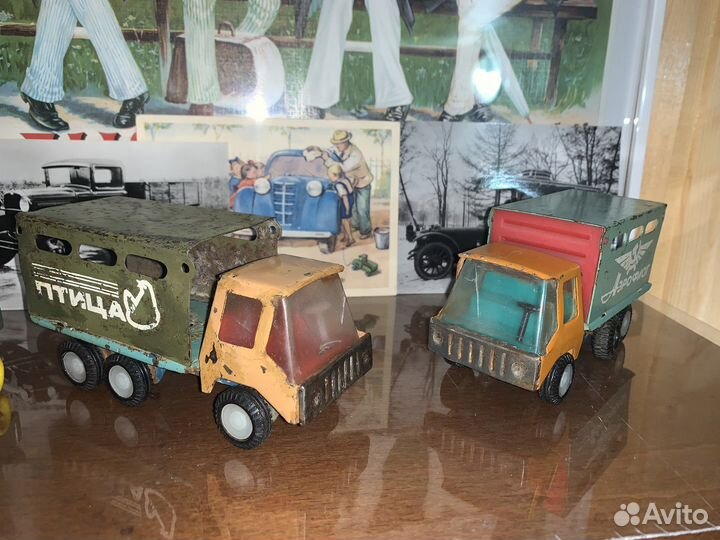 Машины игрушки грузовики СССР триг