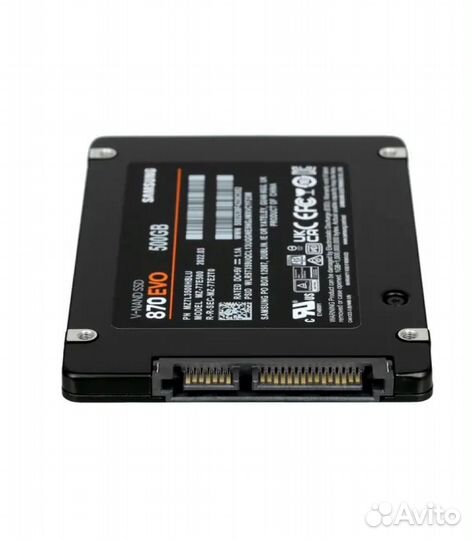 500 гб SSD накопитель samsung 870 EVO (MZ-77E500B