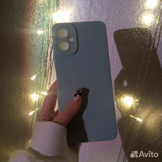 Чехол на tecno camon 19 neo голубой