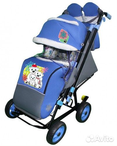 Санки коляска nika