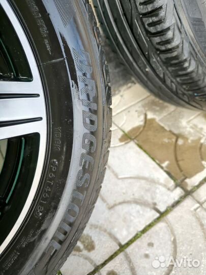 Диски литые r16 K&K, резина летняя Bridgestone r16