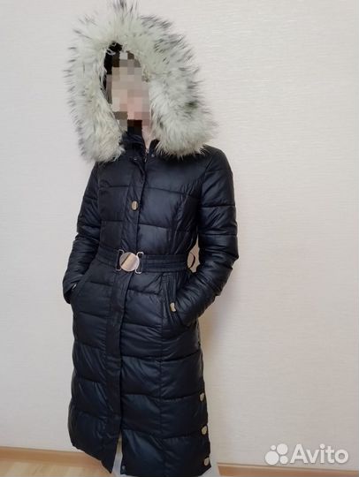 Пуховик женский длинный 44 46