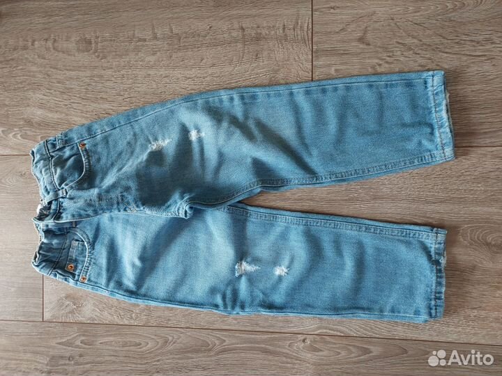 Джинсы zara для девочки 116