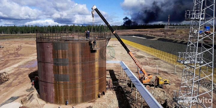 Резервуар от завода 3000 м3 и более. рвс
