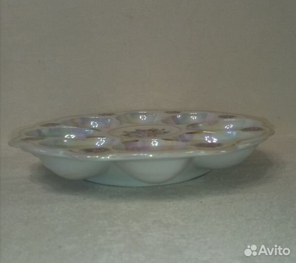 Блюдо (менажница) - подставка для яиц, Чехия