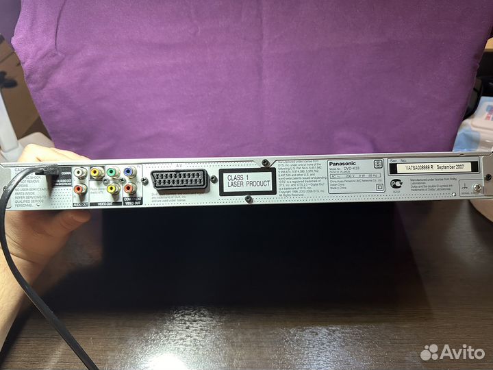 Dvd плеер panasonic DVD-K33