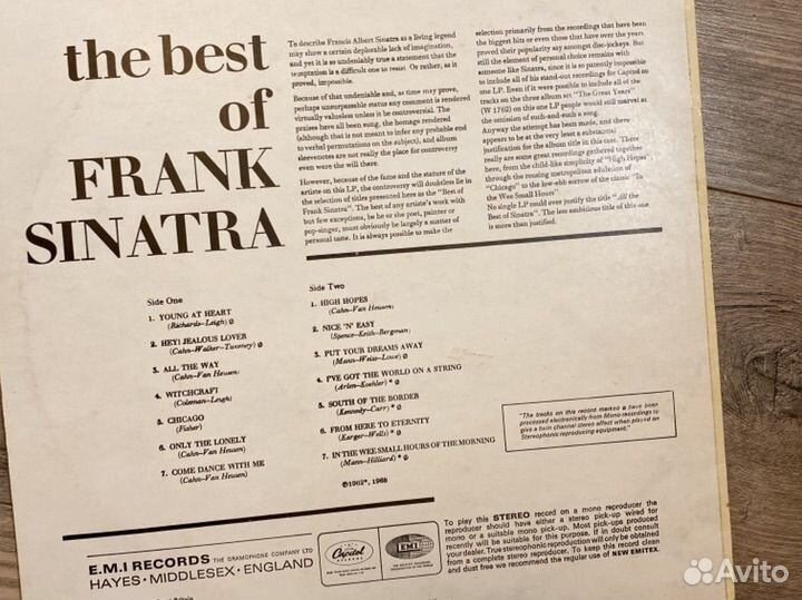 Frank Sinatra lp