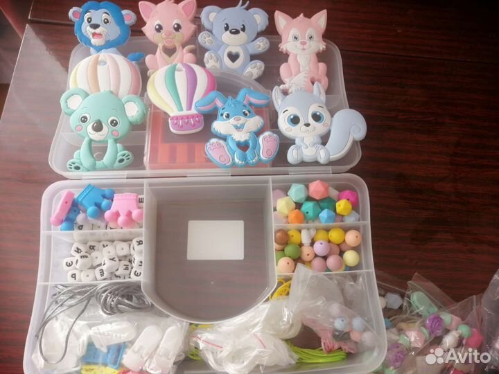 Силиконовые бусины, грызунки