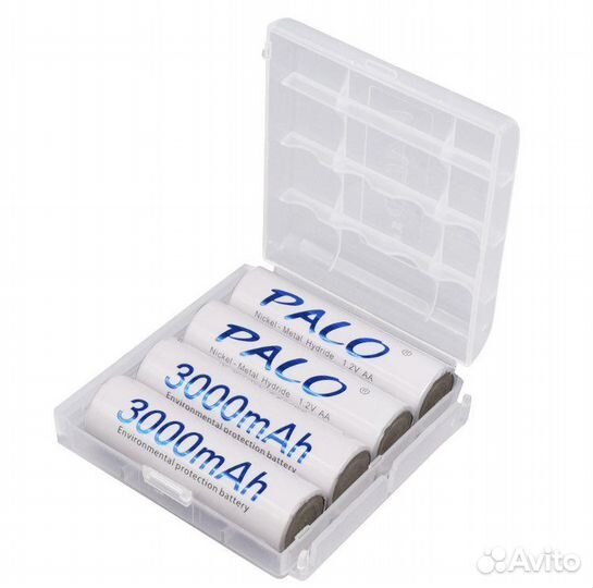 Аккумуляторы AA 4 шт palo 3000 mAh