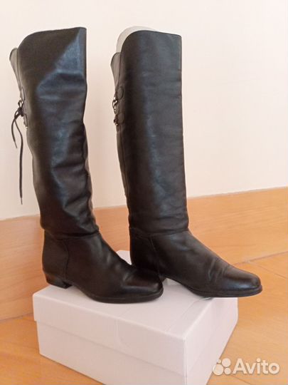 Сапоги женские натуральная кожа на 37 размер