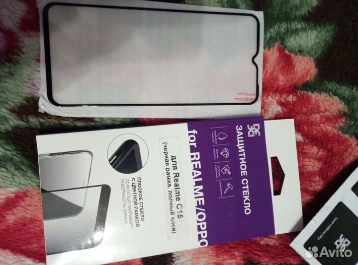 Защитное стекло Realme C15