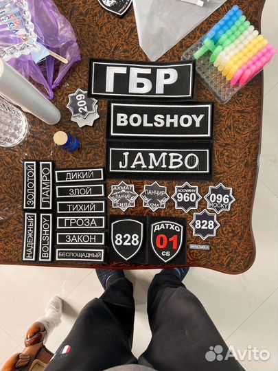 Нашивки шевроны на рукаве на заказ