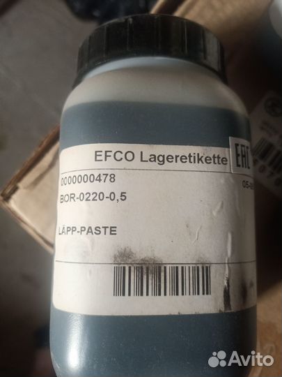 Efco BOR и SKF Паста притирочная